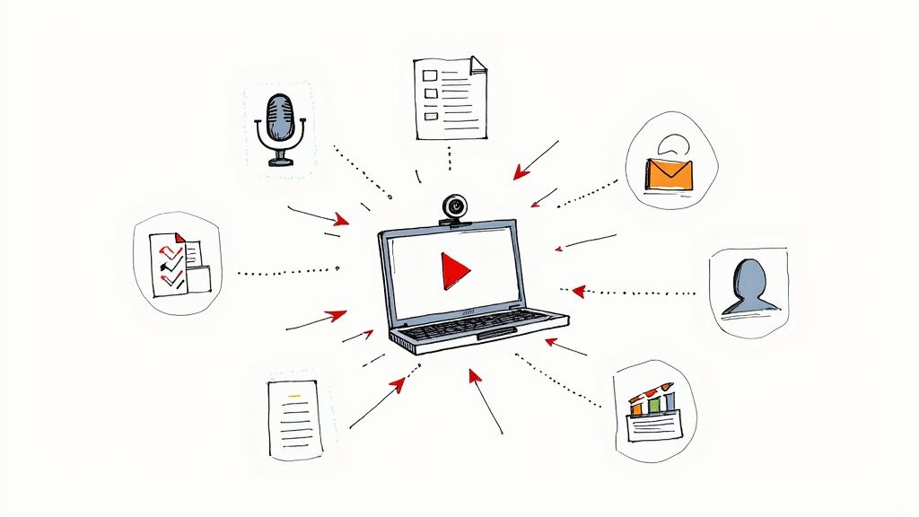 Webinar to Multiple Content Assets