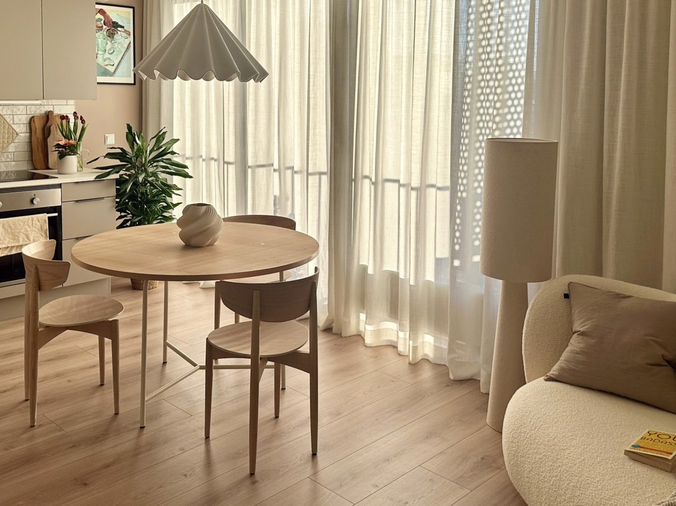 Interior Design of a Triangular Studio Apartment
