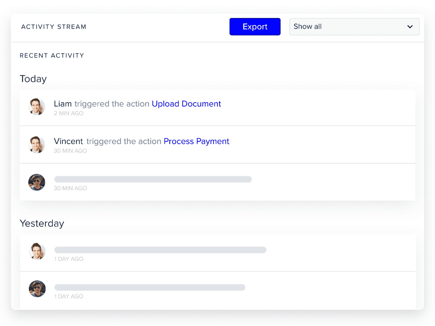 Forest Admin built-in activity logs to monitor Moka operators’ actions