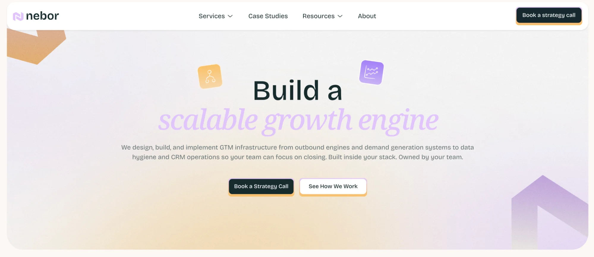Nebor: best OneAway.io alternative for B2B teams that want to own their GTM stack