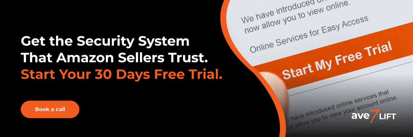 Get the security system that amazon sellers trust. Start your 30 days free trial.