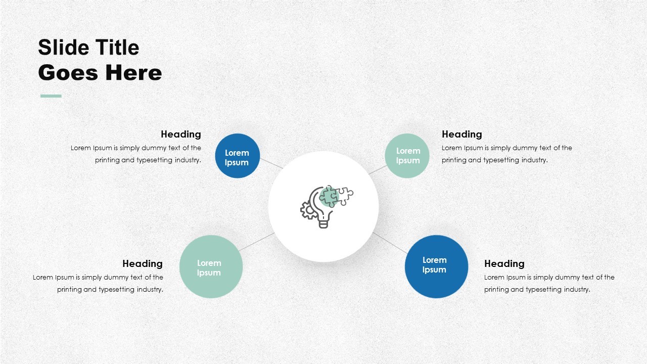 Creative Brainstorming Slide for Presentations