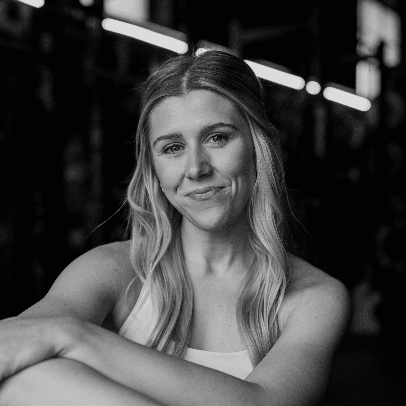 Headshot of blonde personal trainer