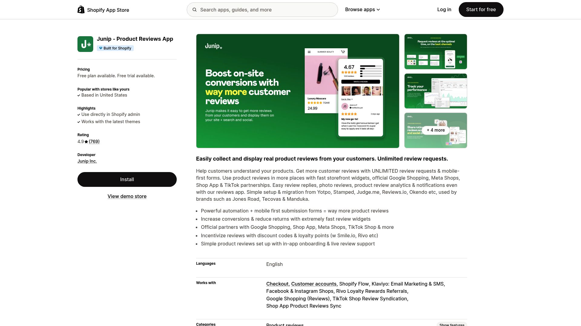 Top 7 Shopify Product Review App Picks for 2025 - Junip – Product Reviews App