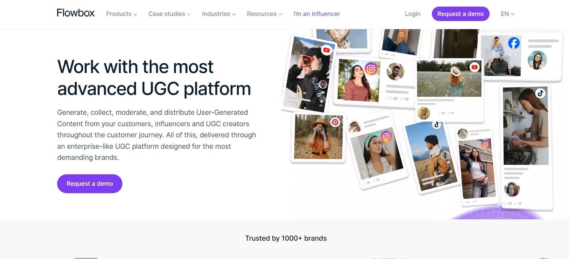 Flowbox UGC platform for ecommerce growth.
