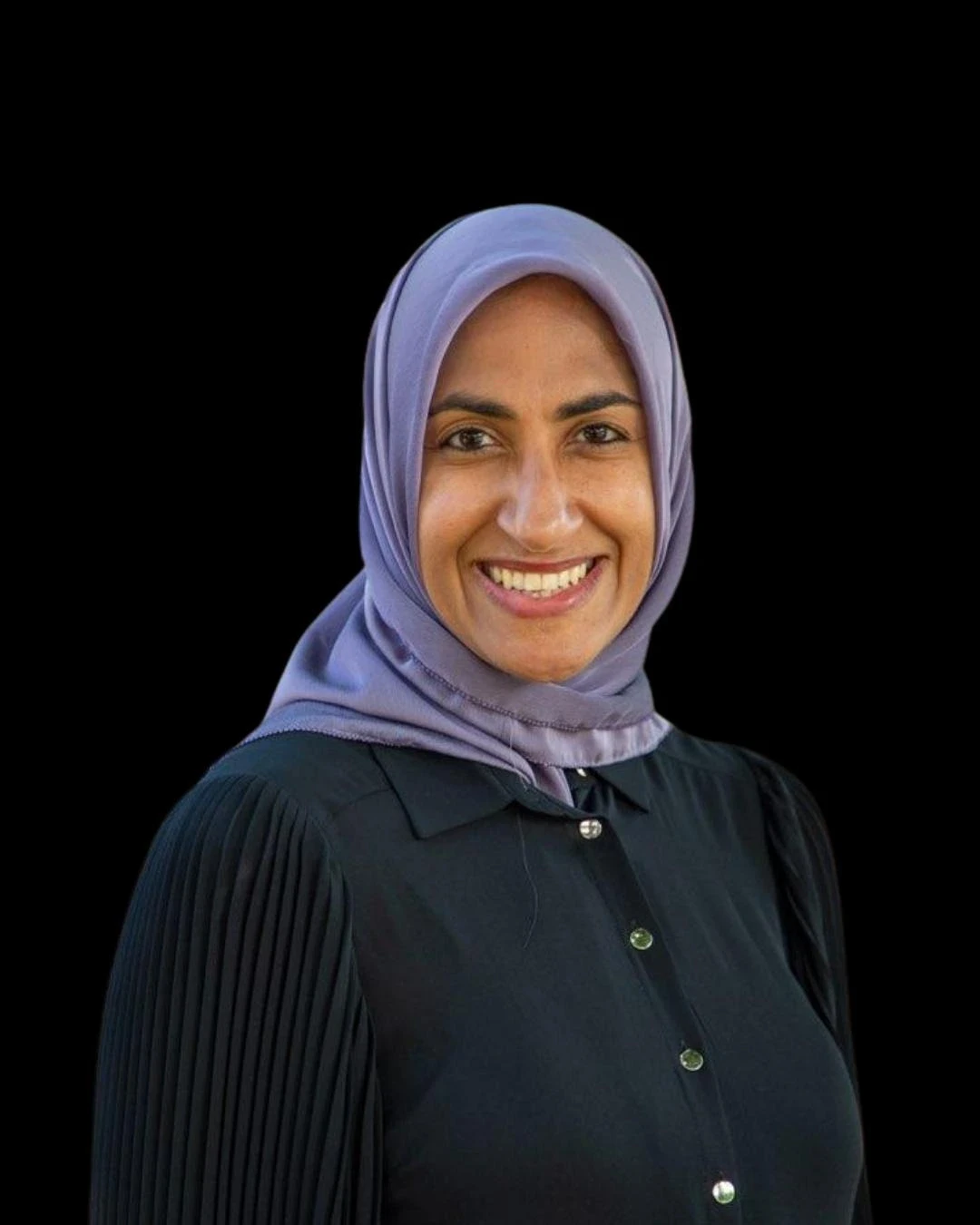 Mayor Eman El-Badawi portrait, campaign endorsement for NJ District 12