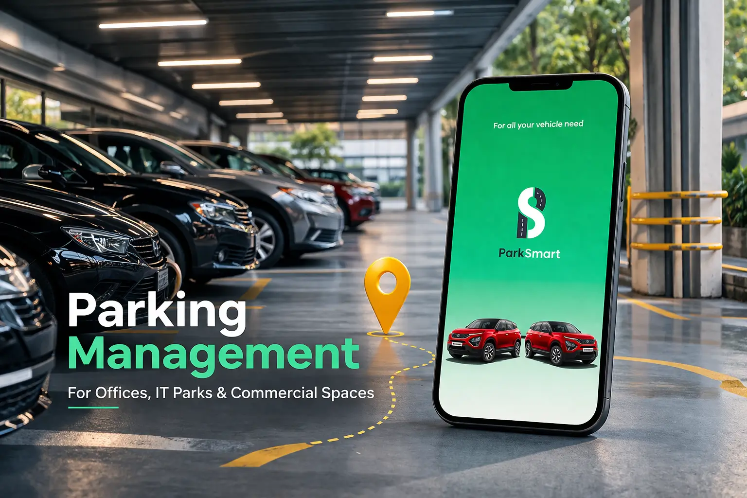 Parking Management System for Offices IT Parks Commercial Spaces