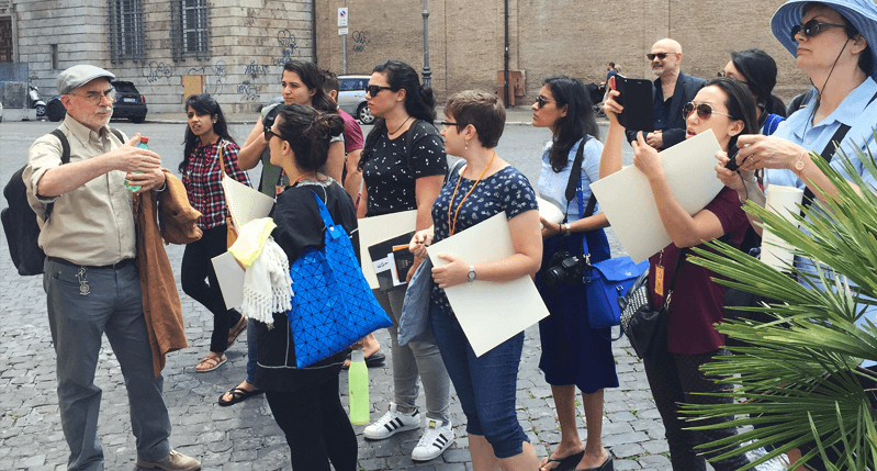 group of people on tours