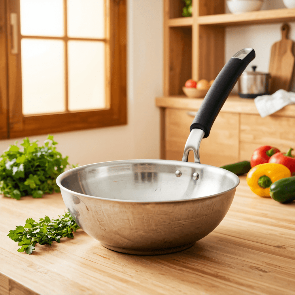 product photography of a frying pan