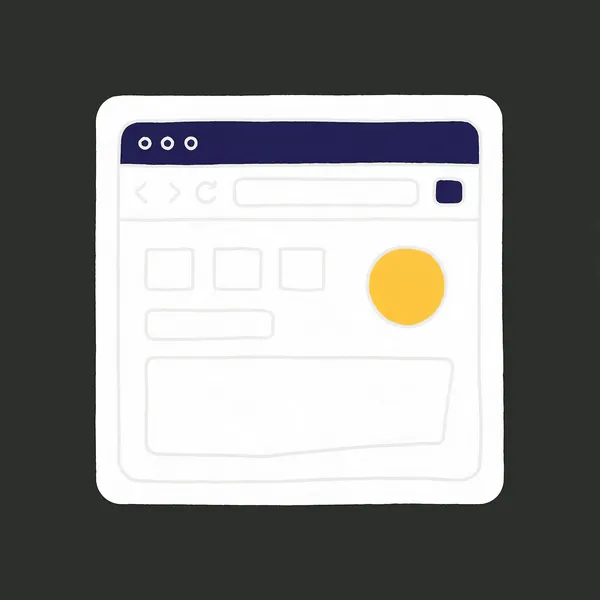 Ícone de janela de site