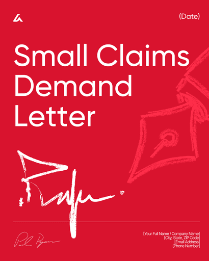 Small Claims Demand Letter