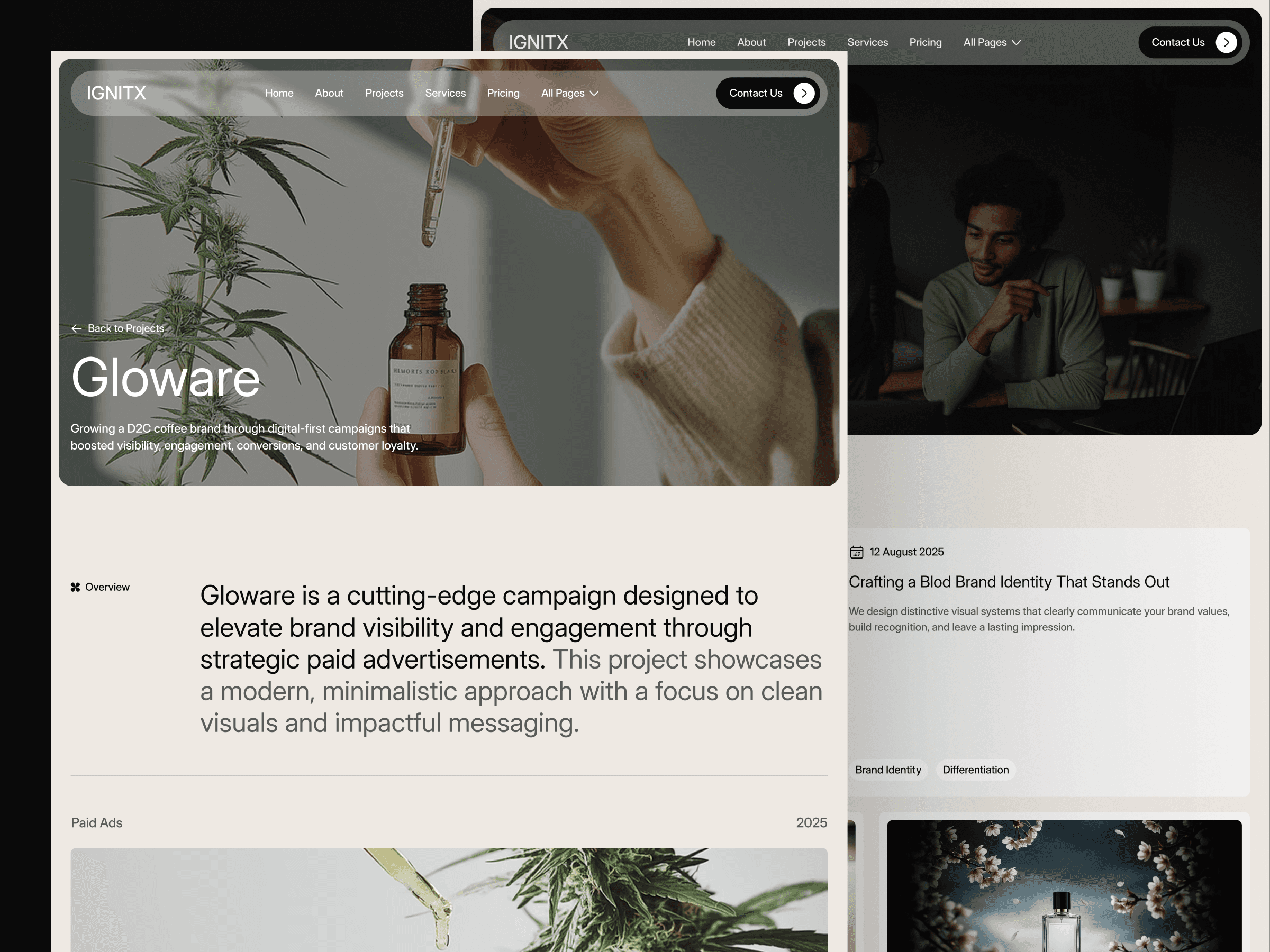 framer marketing agency template