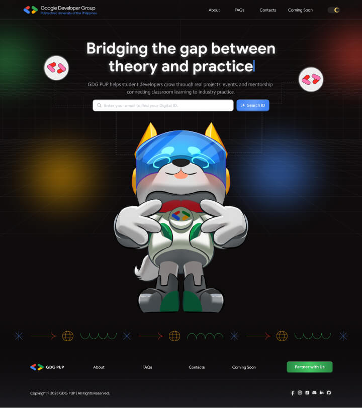 GDG ID Platform - Landing Page