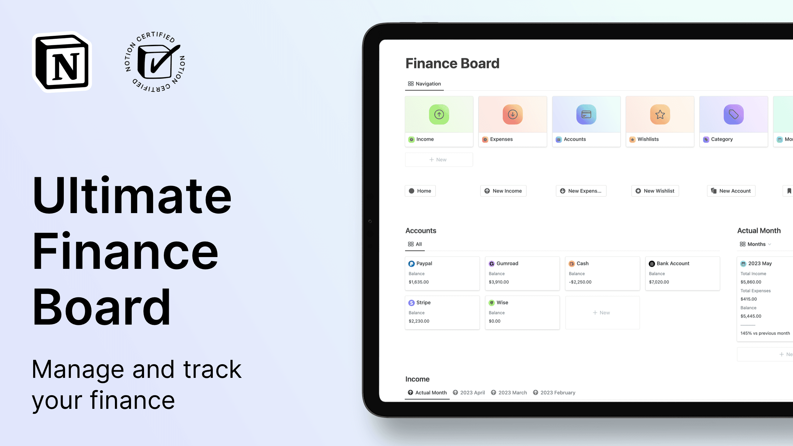 10 Best Notion Finance Tracker Templates