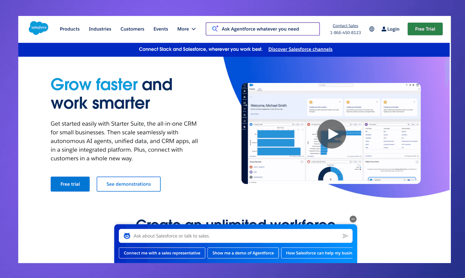 Salesforce Homepage