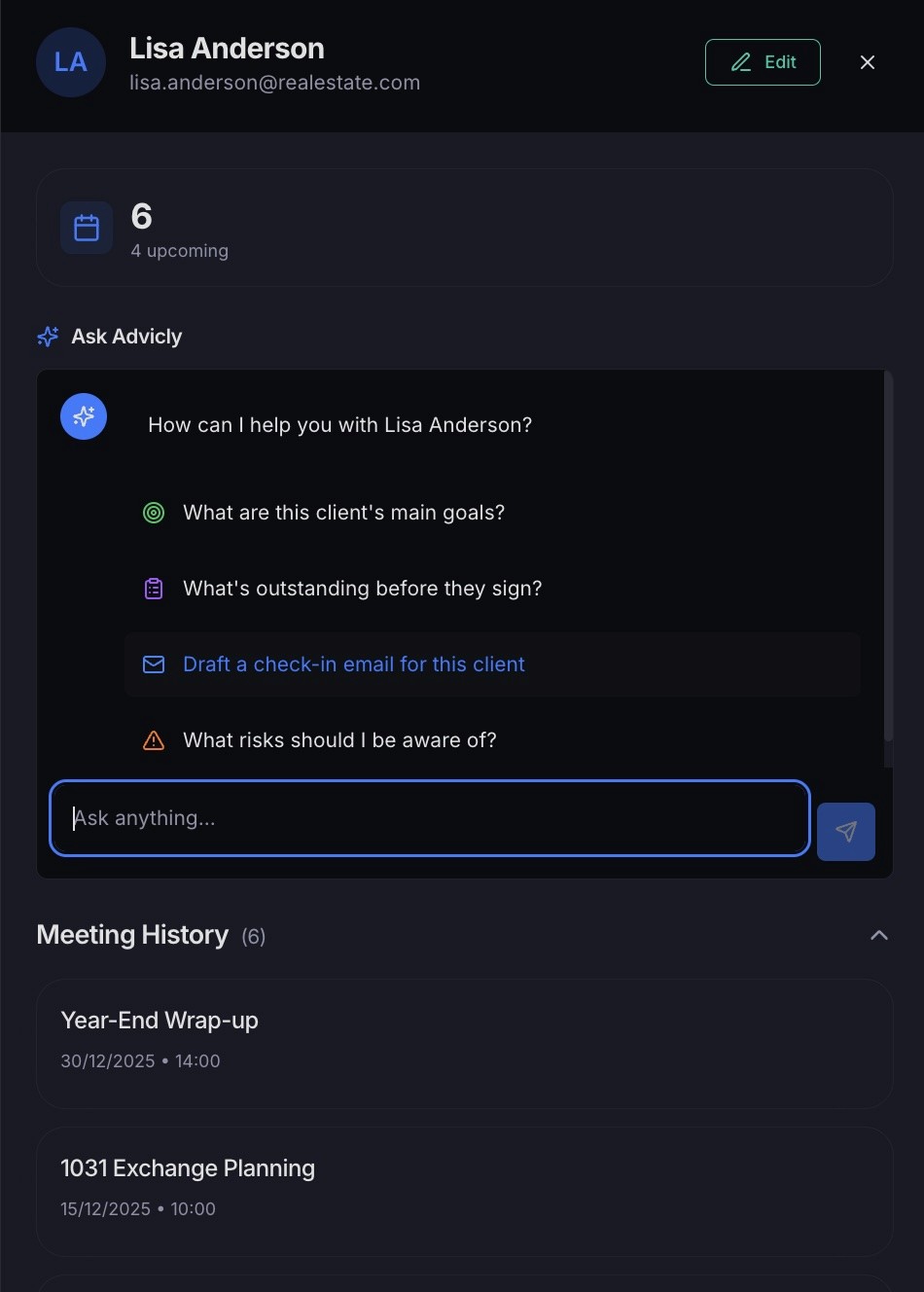 An image of Freelio's budget ui