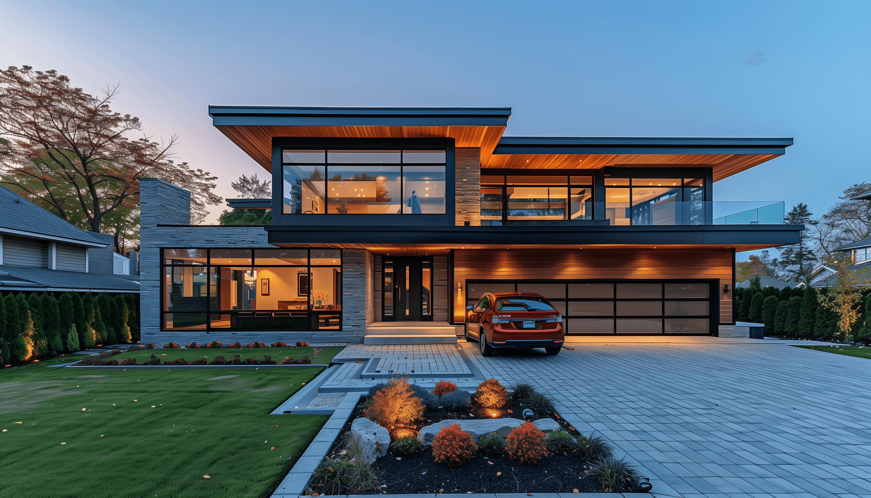 Modern home.