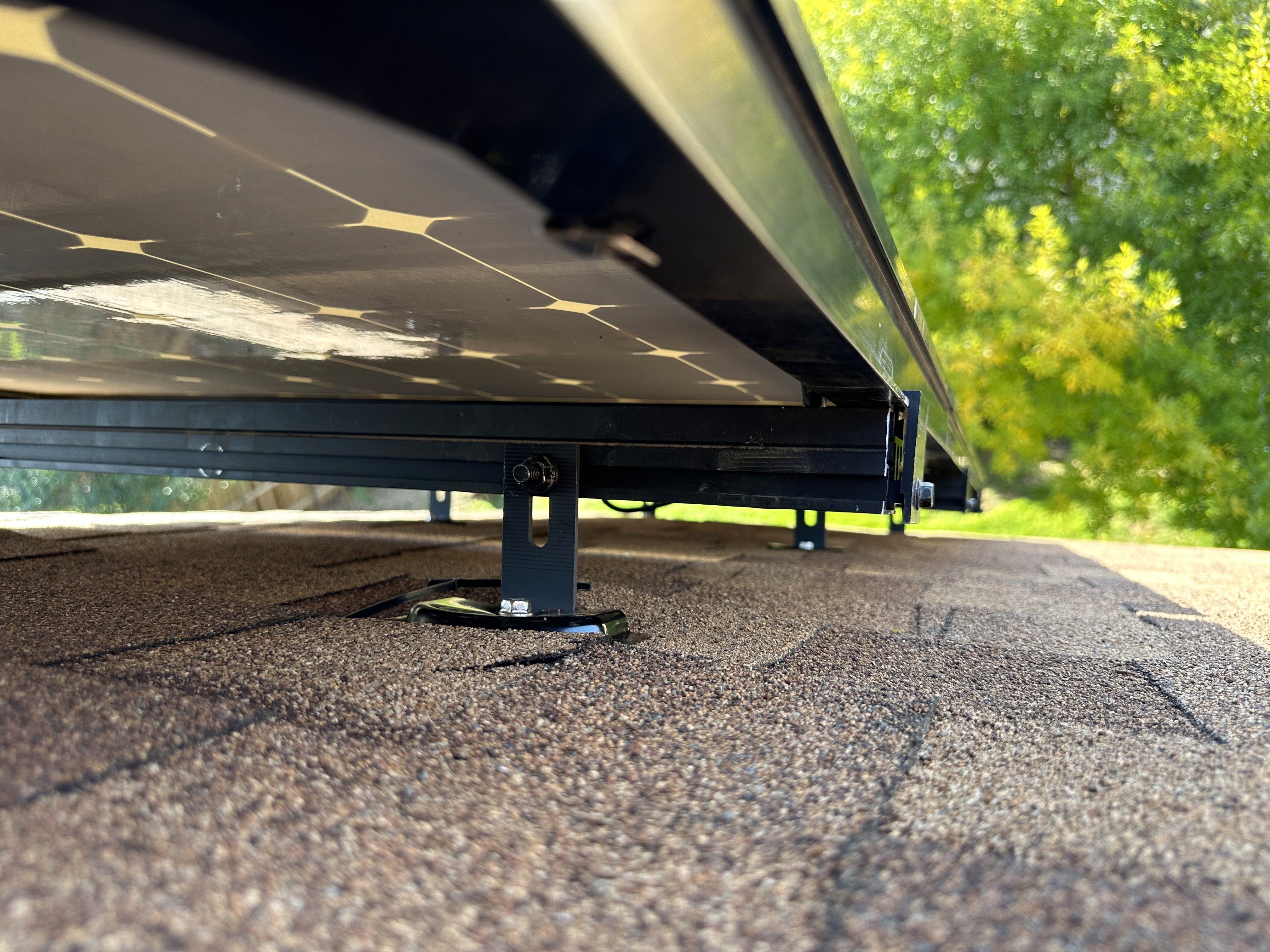 Solar panel with growing stacks of savings on green hills