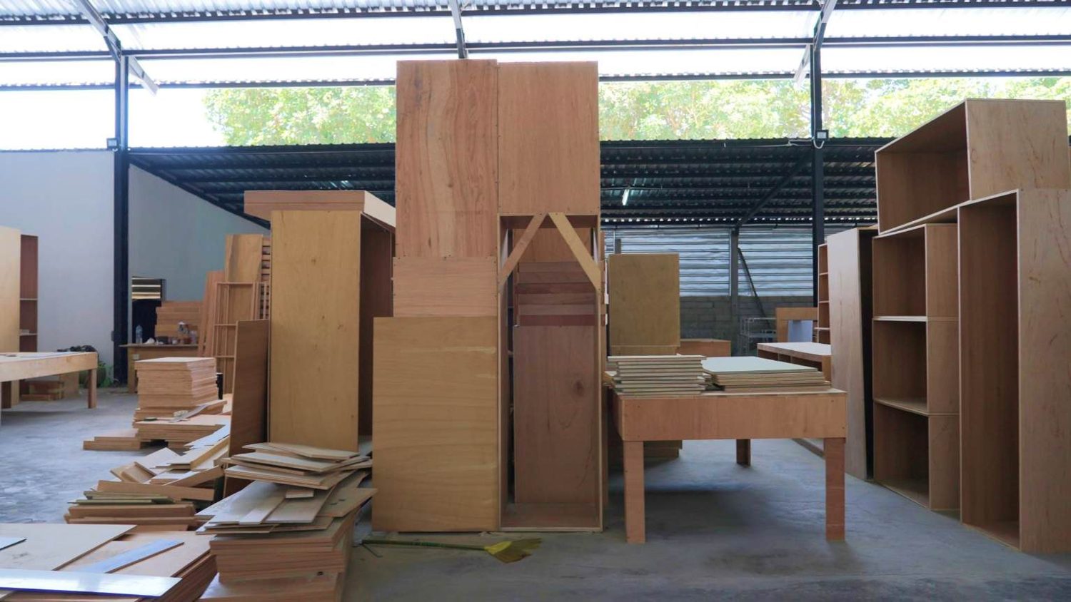 AV Furniture — the group's own furniture workshop