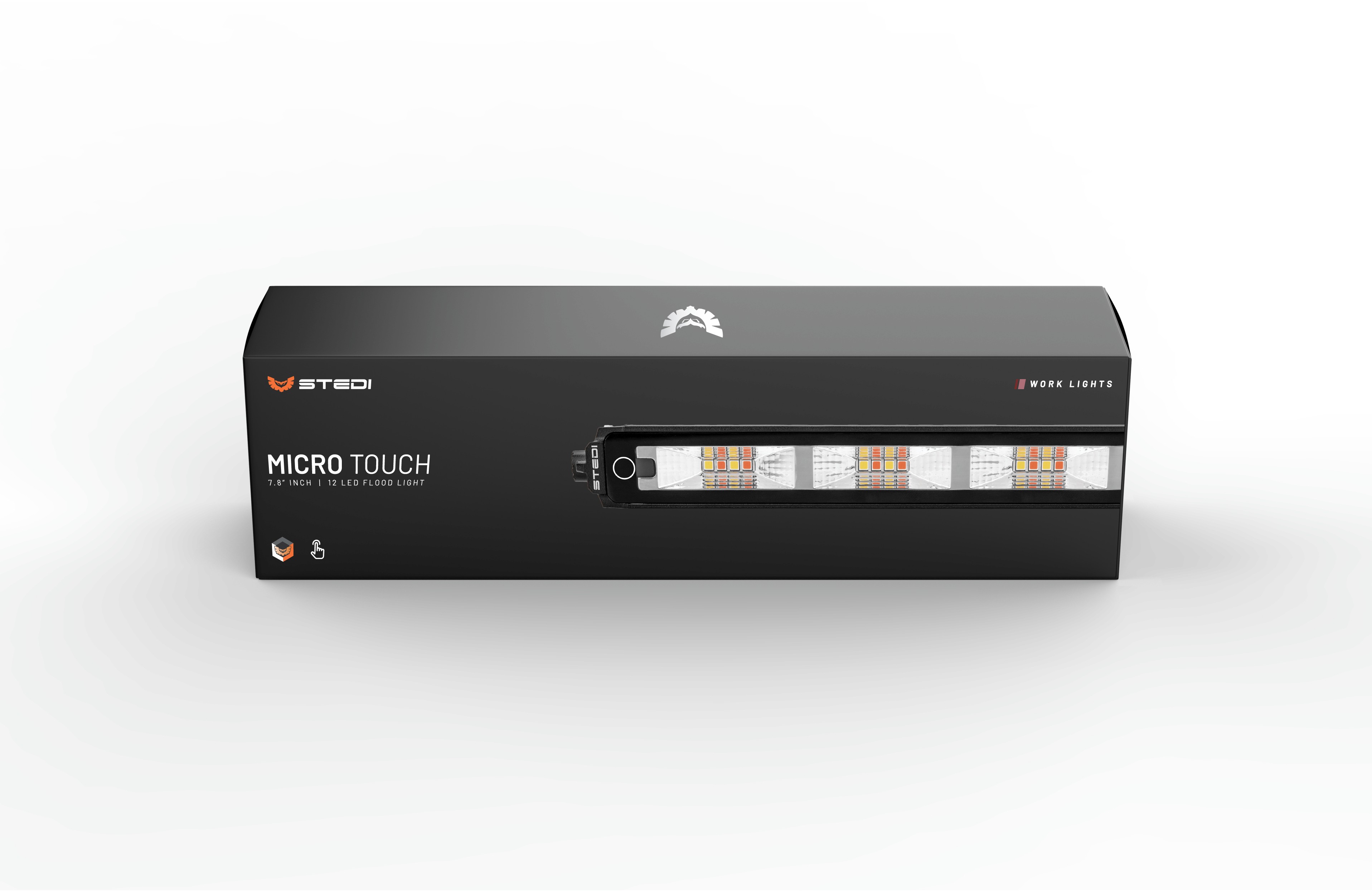 Minimalist book cover on white stairs with clean editorial design