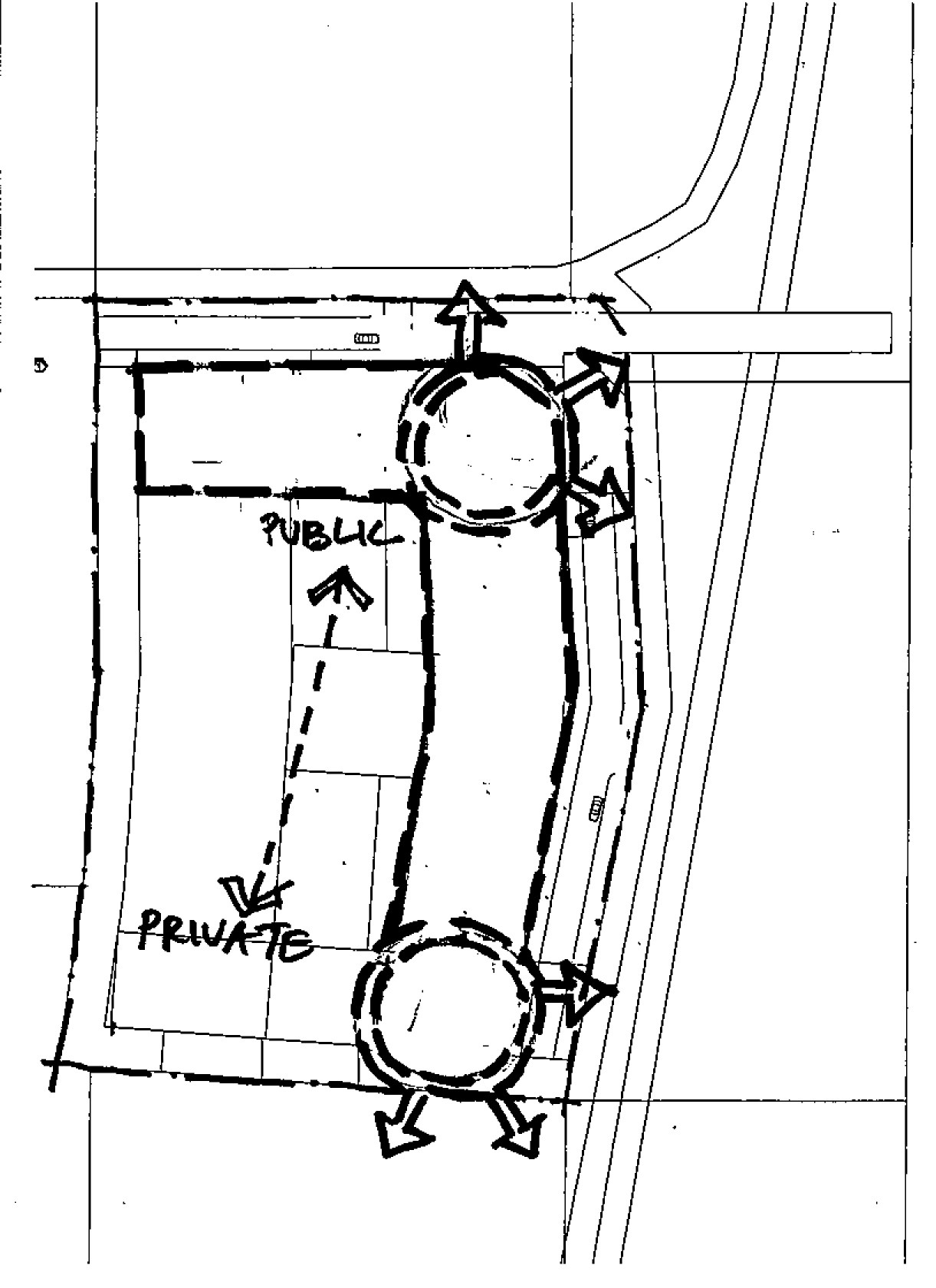 Concept sketches of The Sqwhere project by Asima Architects