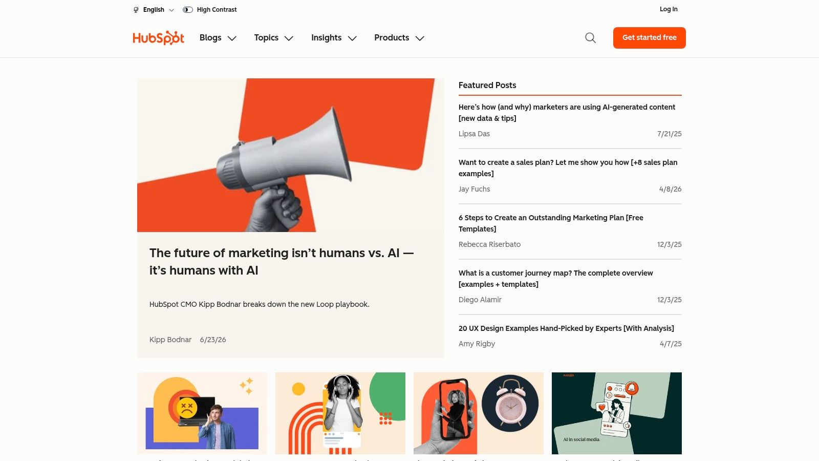 HubSpot, HubSpot Blog / Network Newsletters