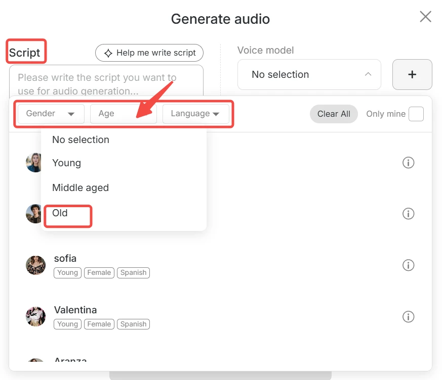 Add AI Voice to Your Old Man Character
