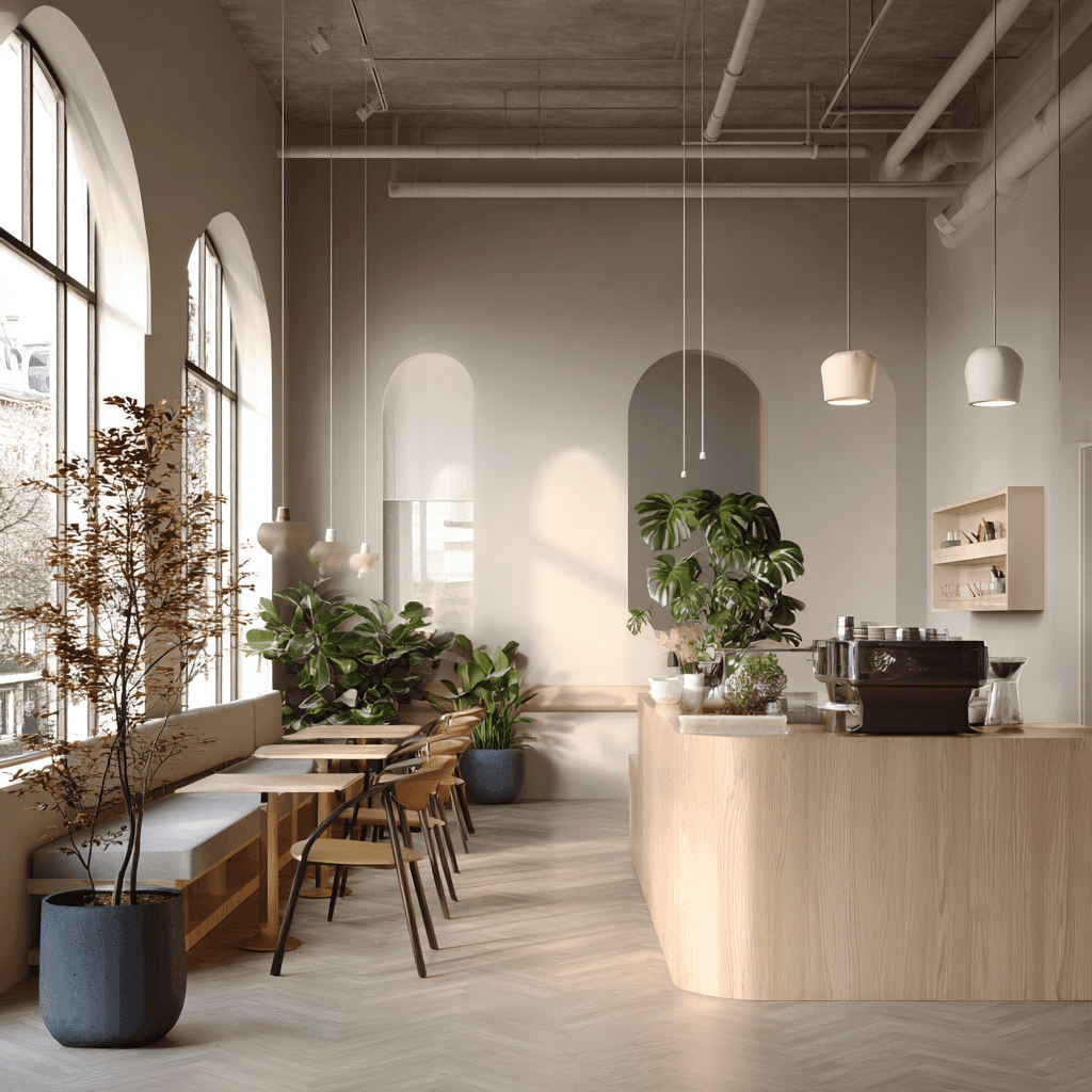 Image of Zen dining space