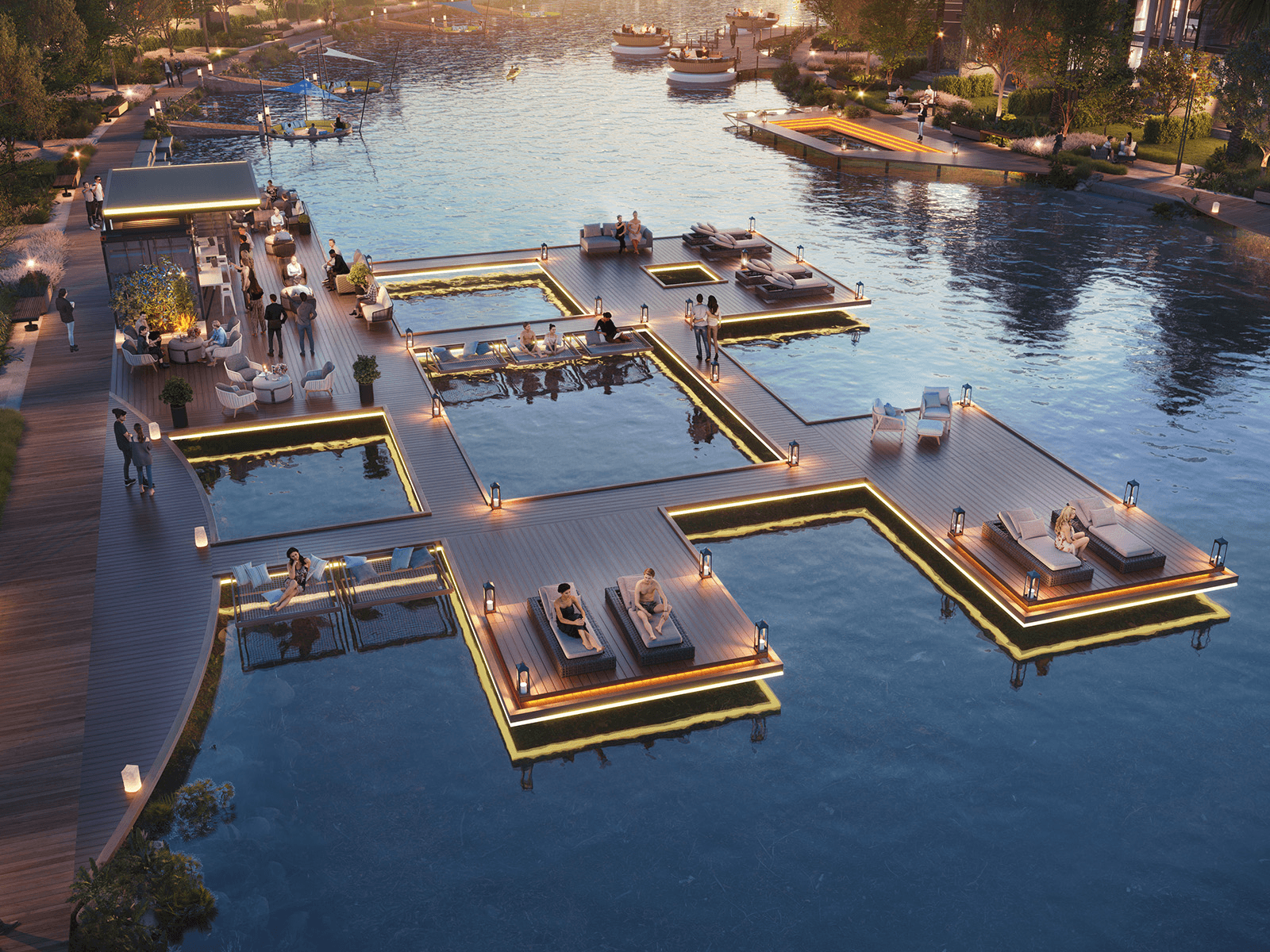 Water Platform at Damac Islands Phase 2