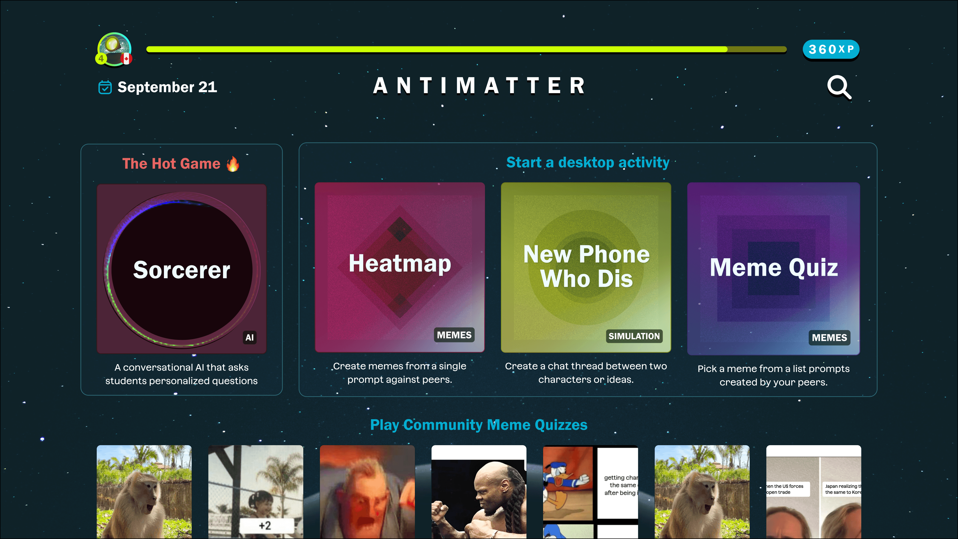 Antimatter Classroom Cover