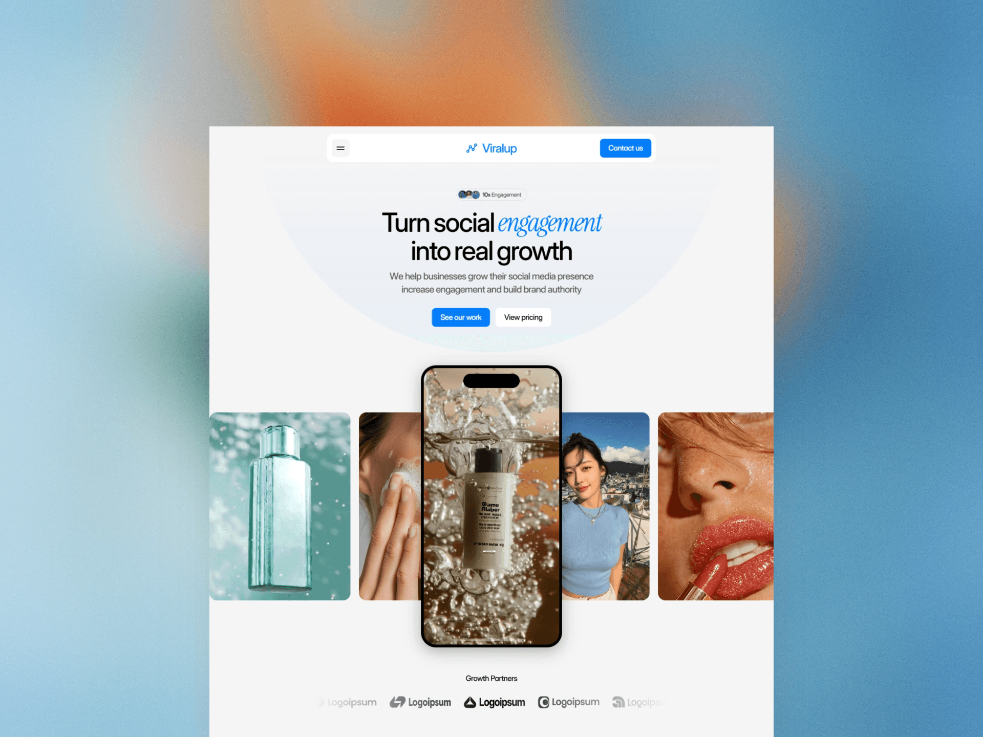 ViralUp Framer Agency Template