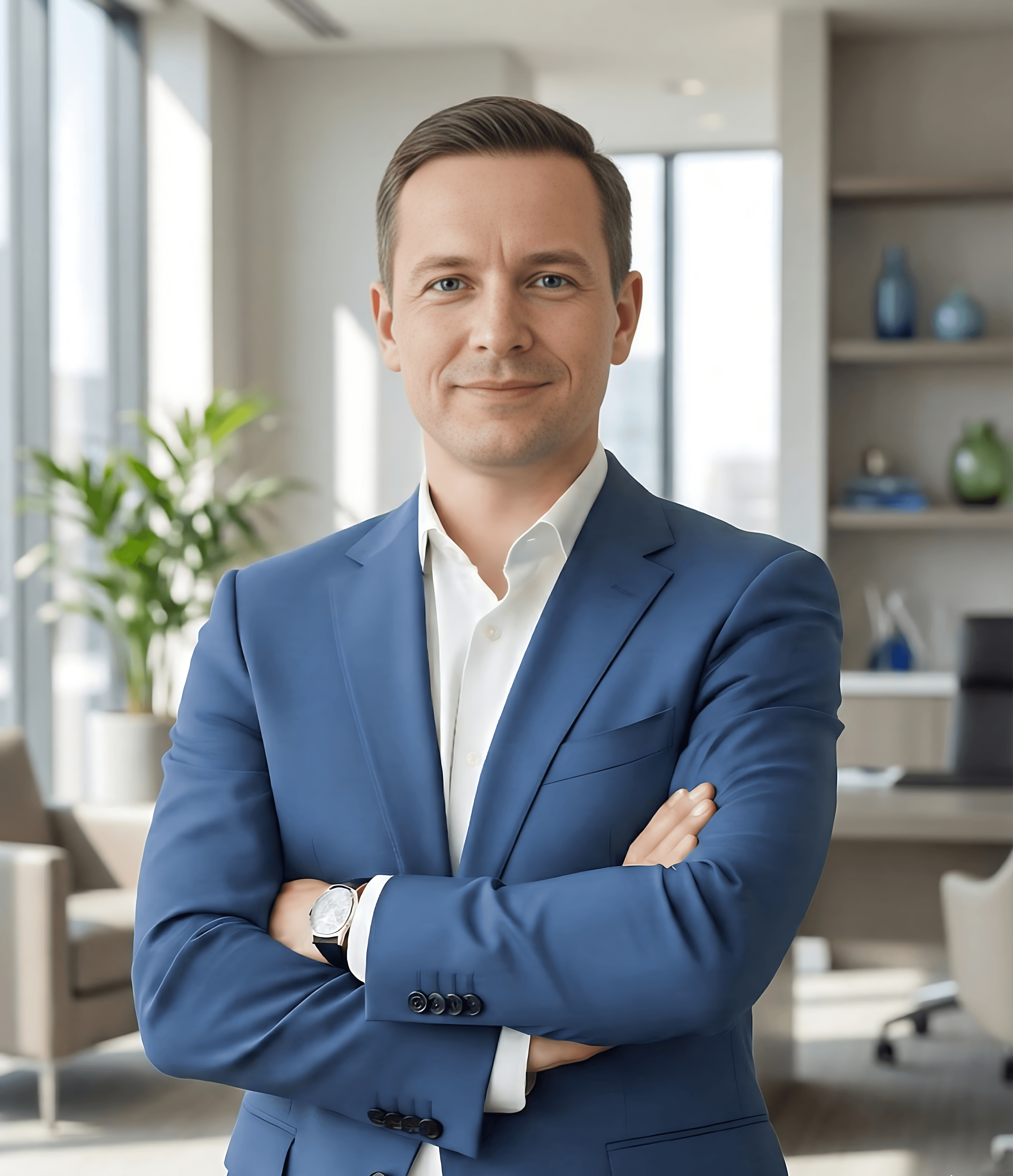 Team member standing