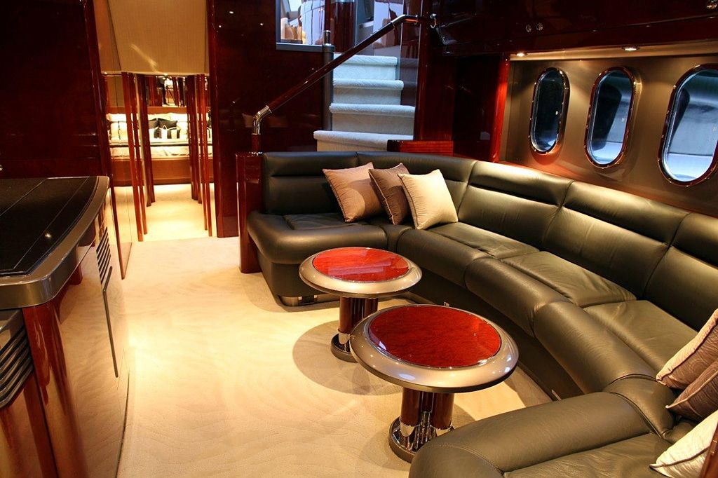 Yacht on water