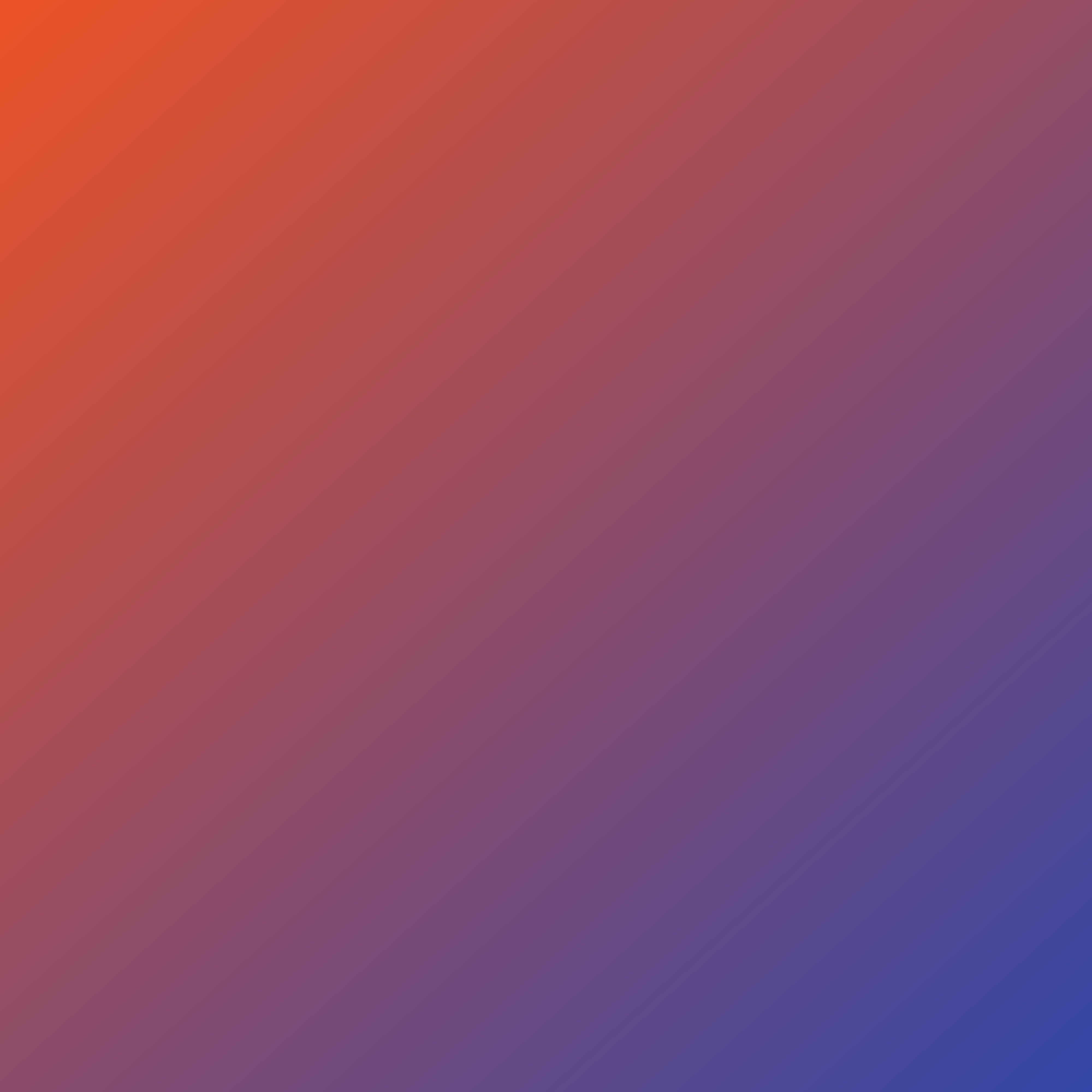 Navigatiebalk met paars-oranje kleurverloop achtergrond