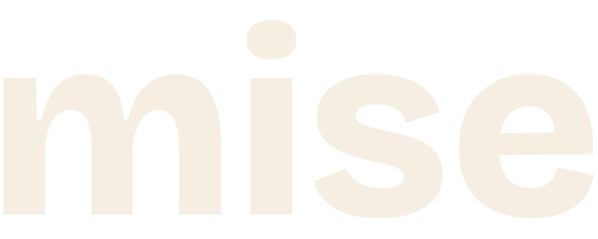 mise food safety app logo in parchment colour