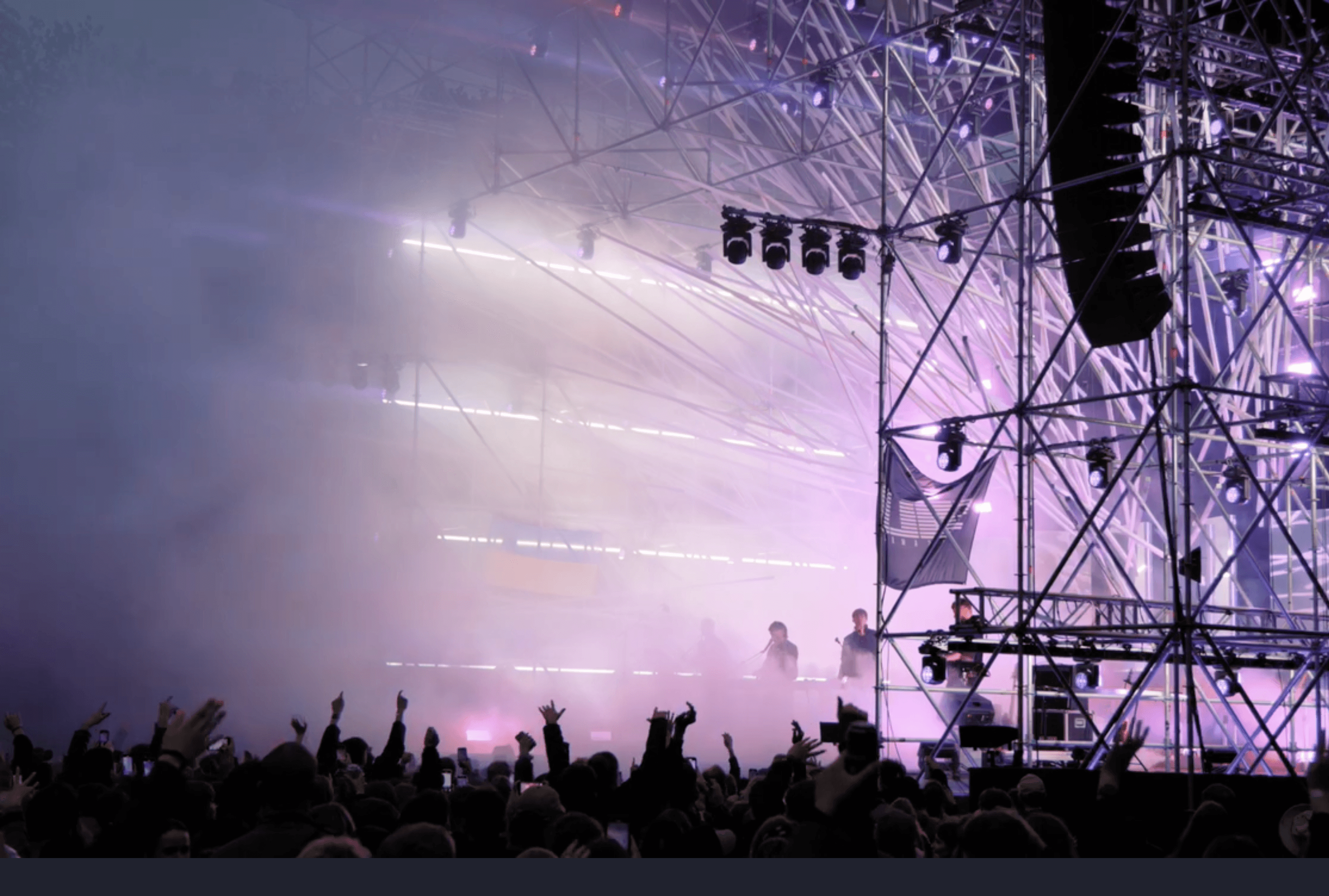 Women On Neon Background