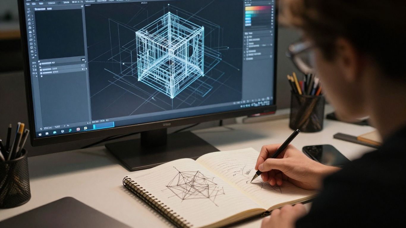 Creative professionals working with new interfaces