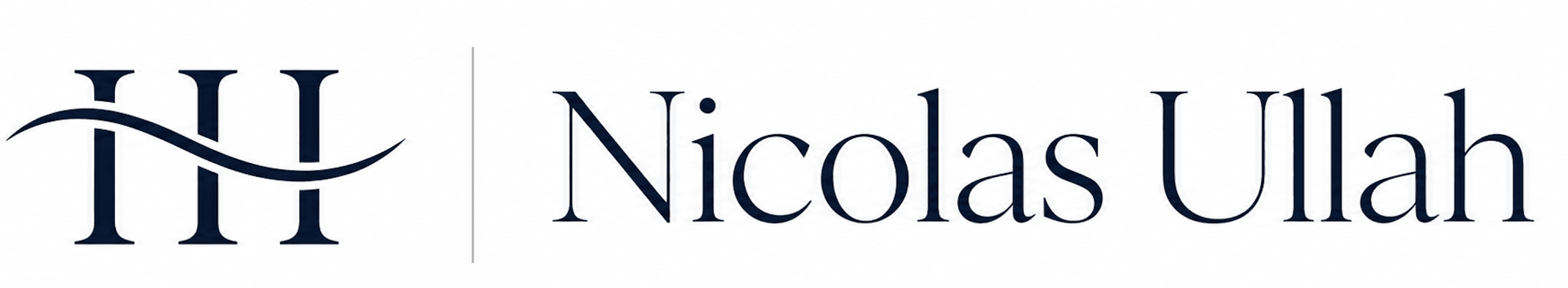 Company logo in white