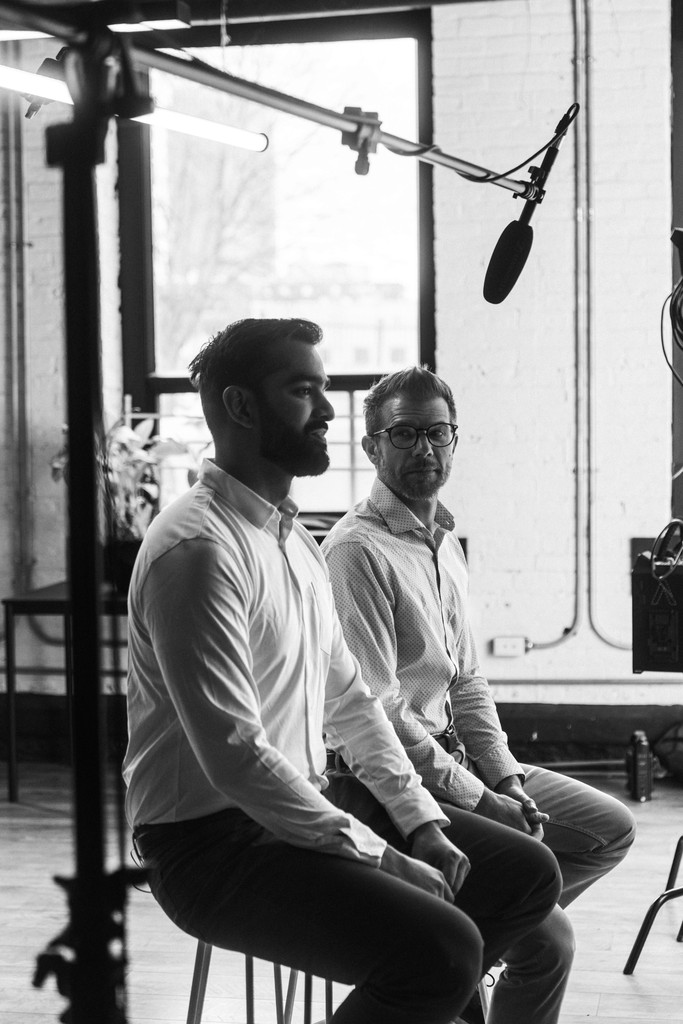 A black female model