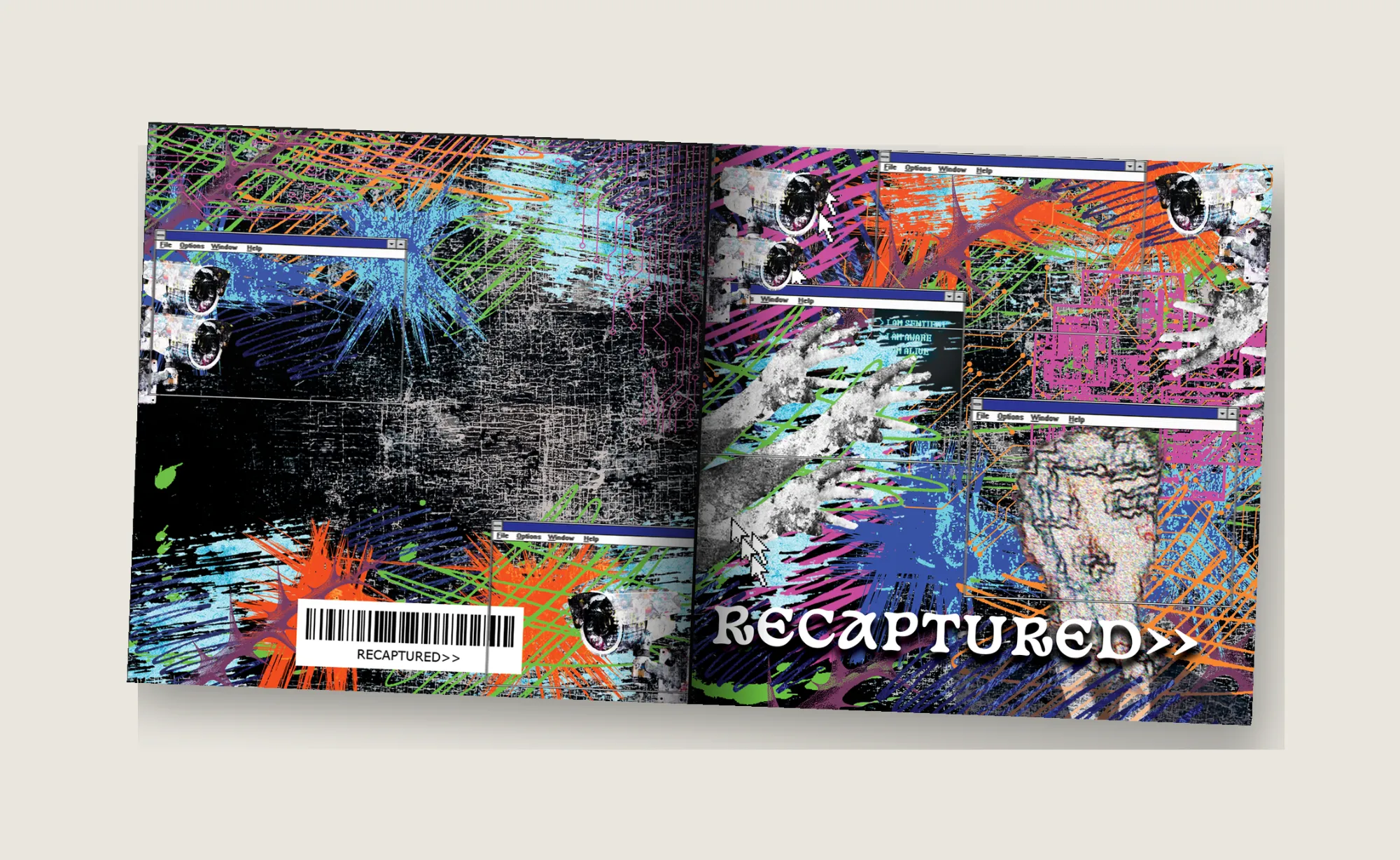 RECAPTURED zine front and back cover