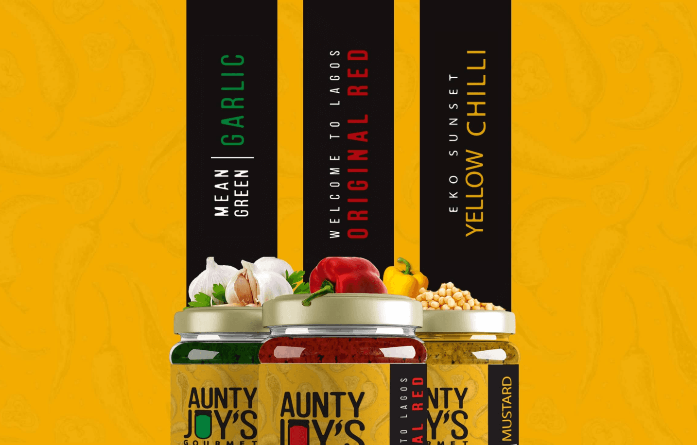 Image of the products of the Gourmet Chilli brand