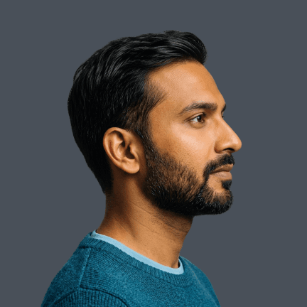 Profile photo of a usability test participant used in a UX case study quote expressing confusion about Super.com’s PowerUps and their real monetary value.