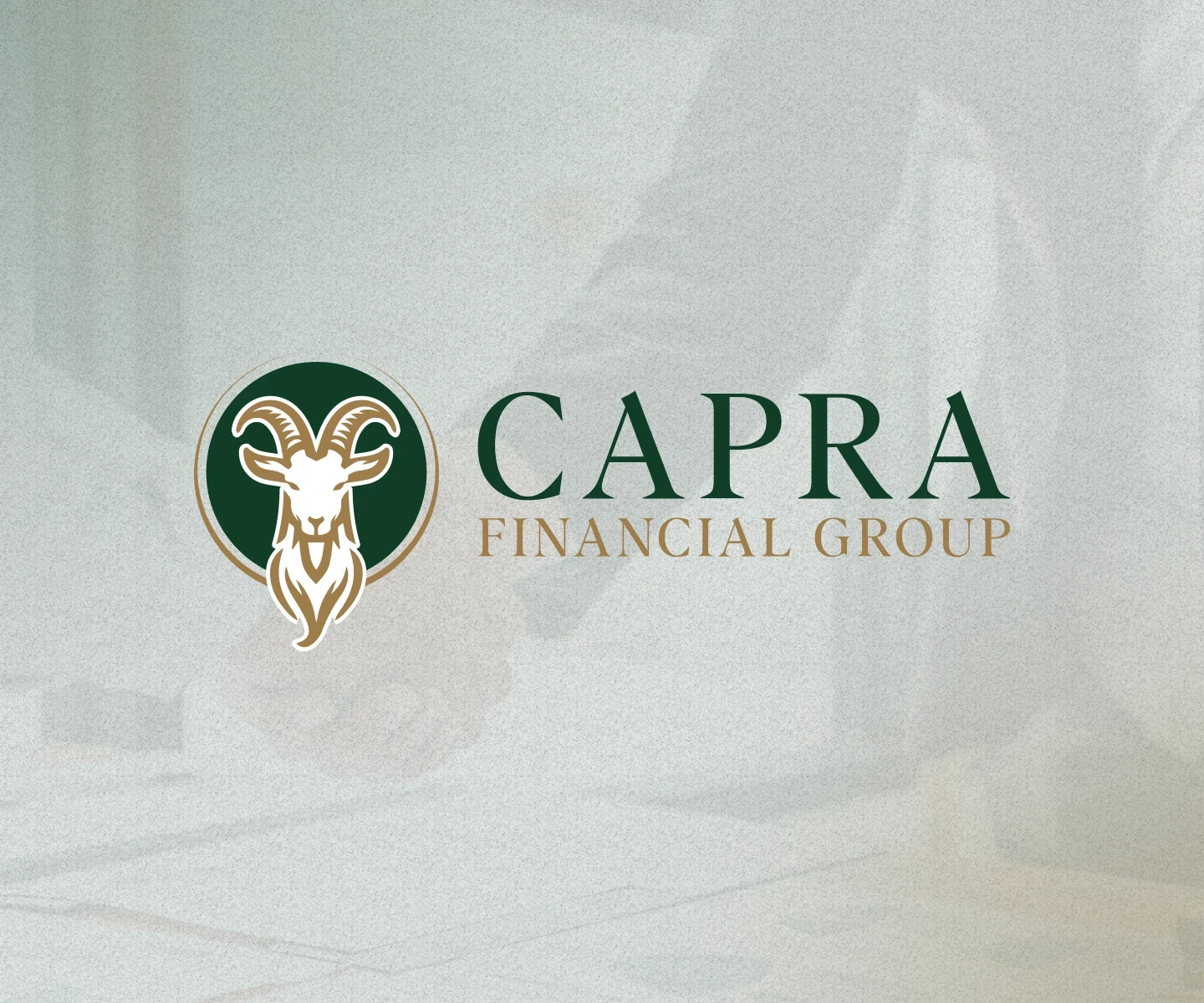 Capra Financial Group website design project cover