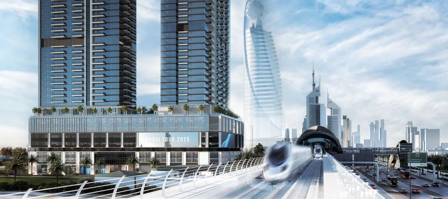 Avenue Park Towers 1 at Wasl 1 building view