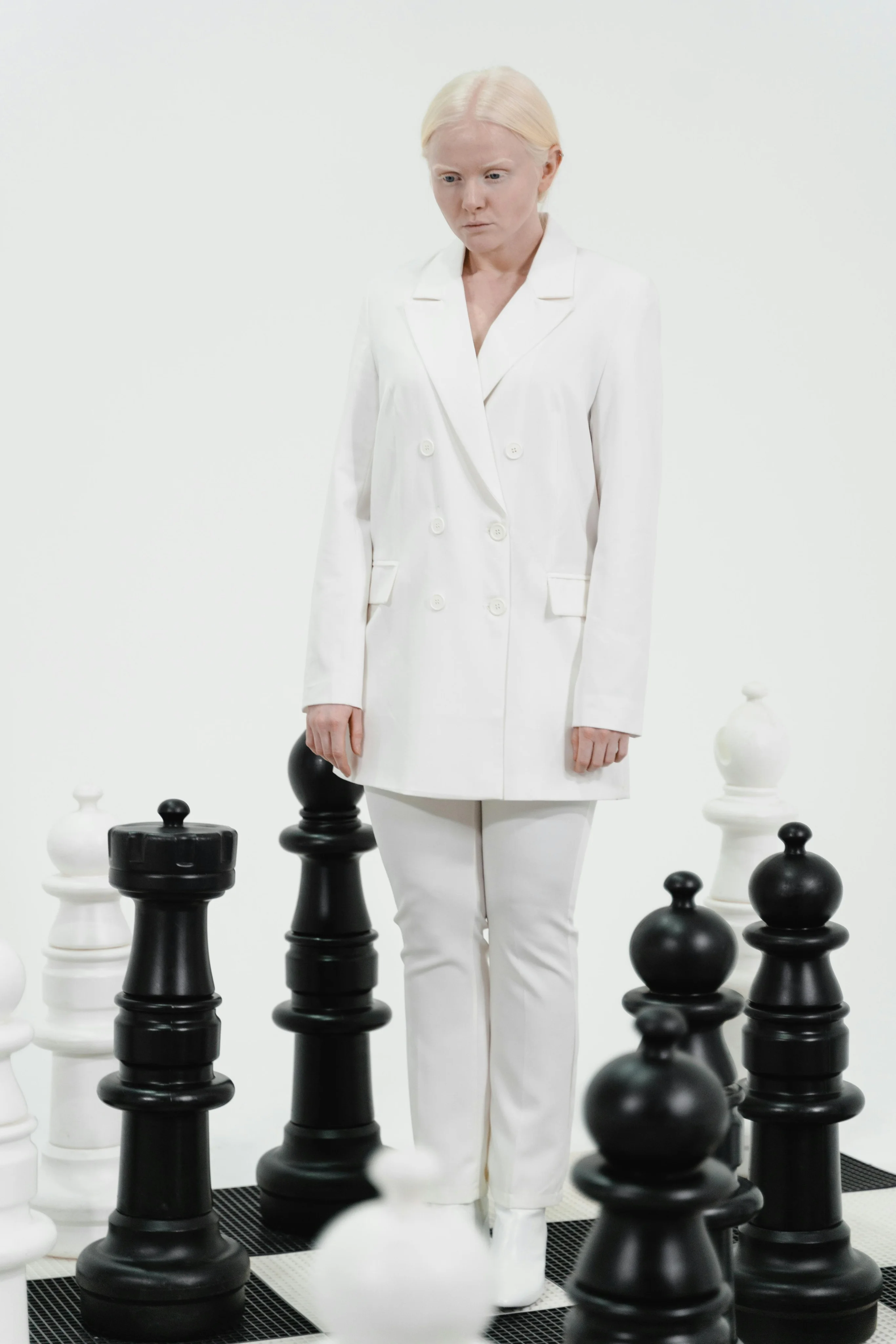 Lea cole with chess board