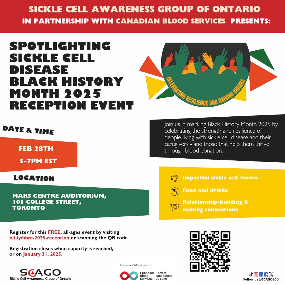 World Sickle Cell Day poster