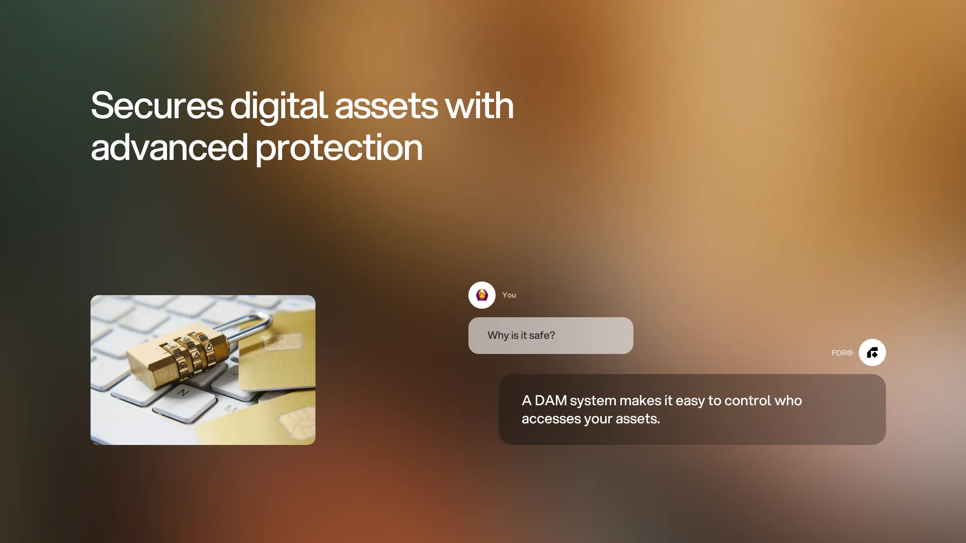 Digital assets management secures digital assets with advanced protection