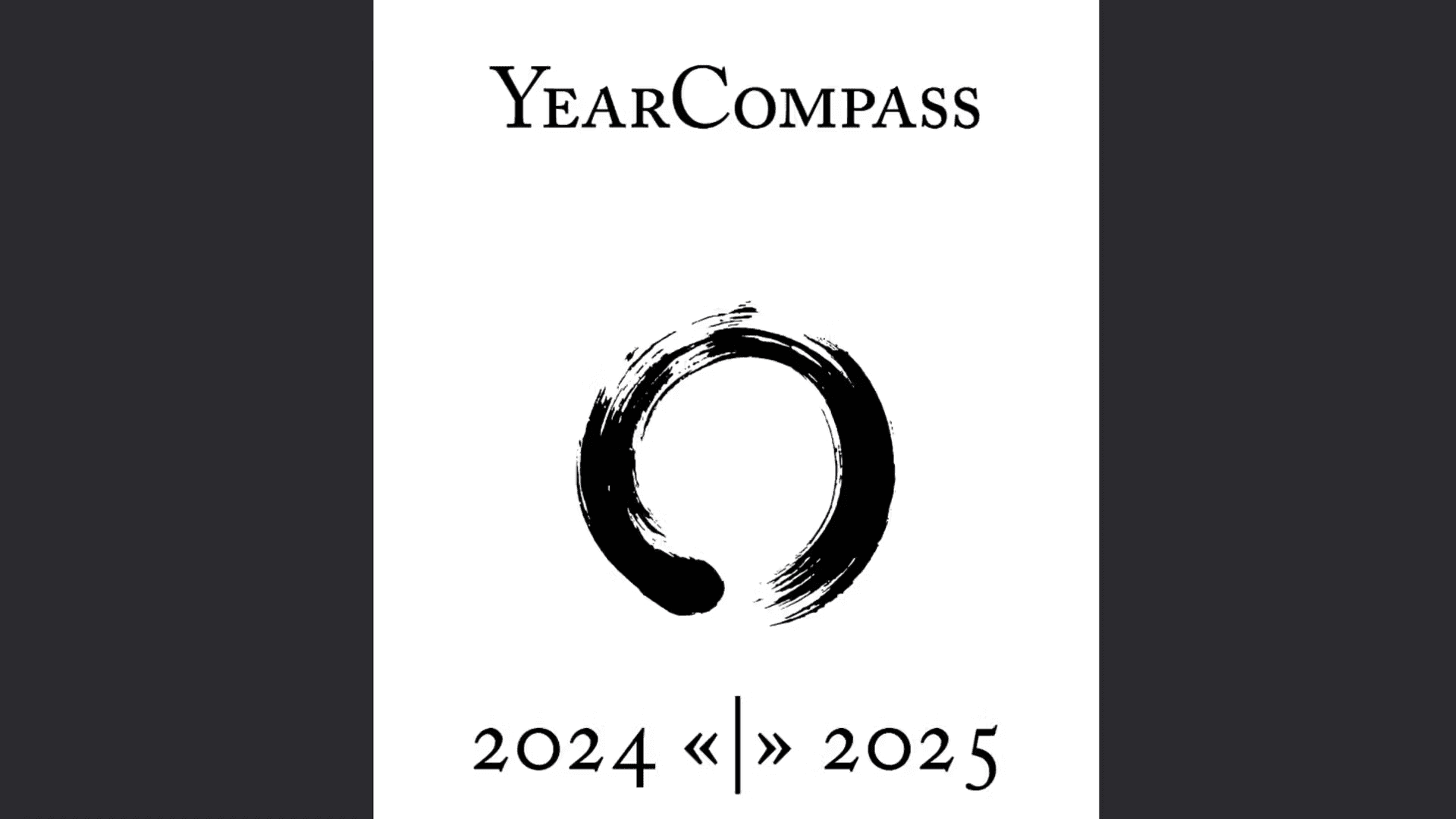 Image of Year Compass Booklet