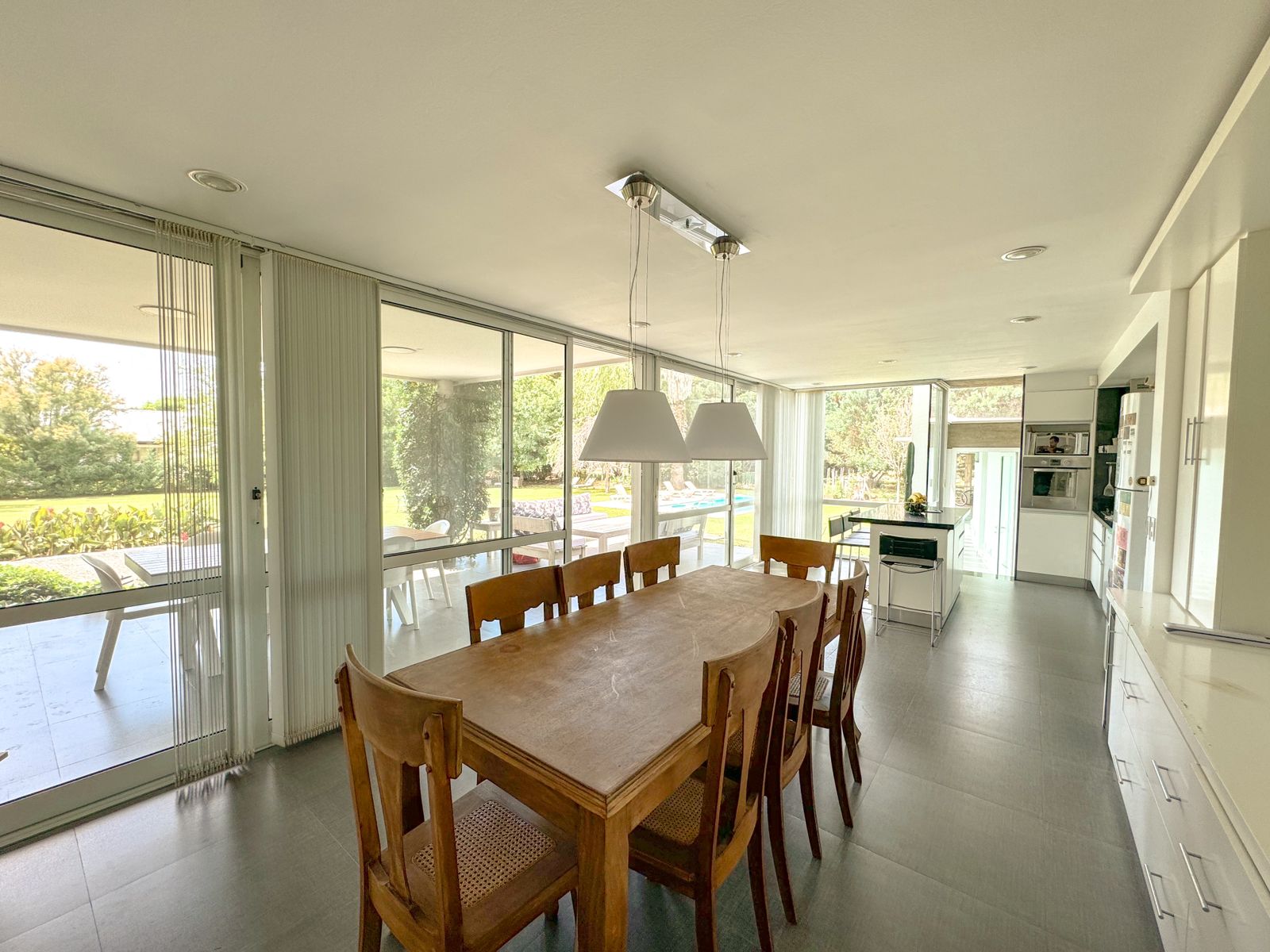 Large bedroom with suspended ceiling and lighting