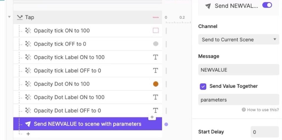 Create the 'tap' trigger
